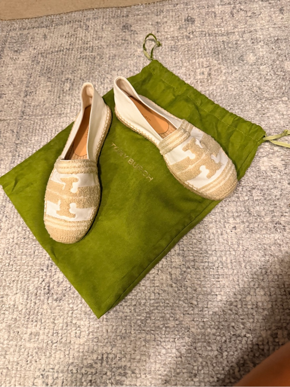 Seychelles White and Beige Espadrille Slip-Ons